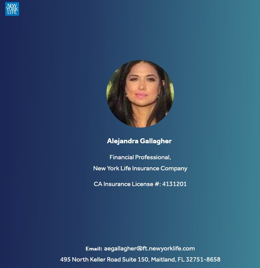 ALEJANDRA E. GALLAGHER  Your Financial Professional & Insurance Agent